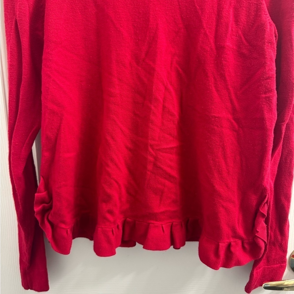 Red Women's Top - Picture 3 of 7